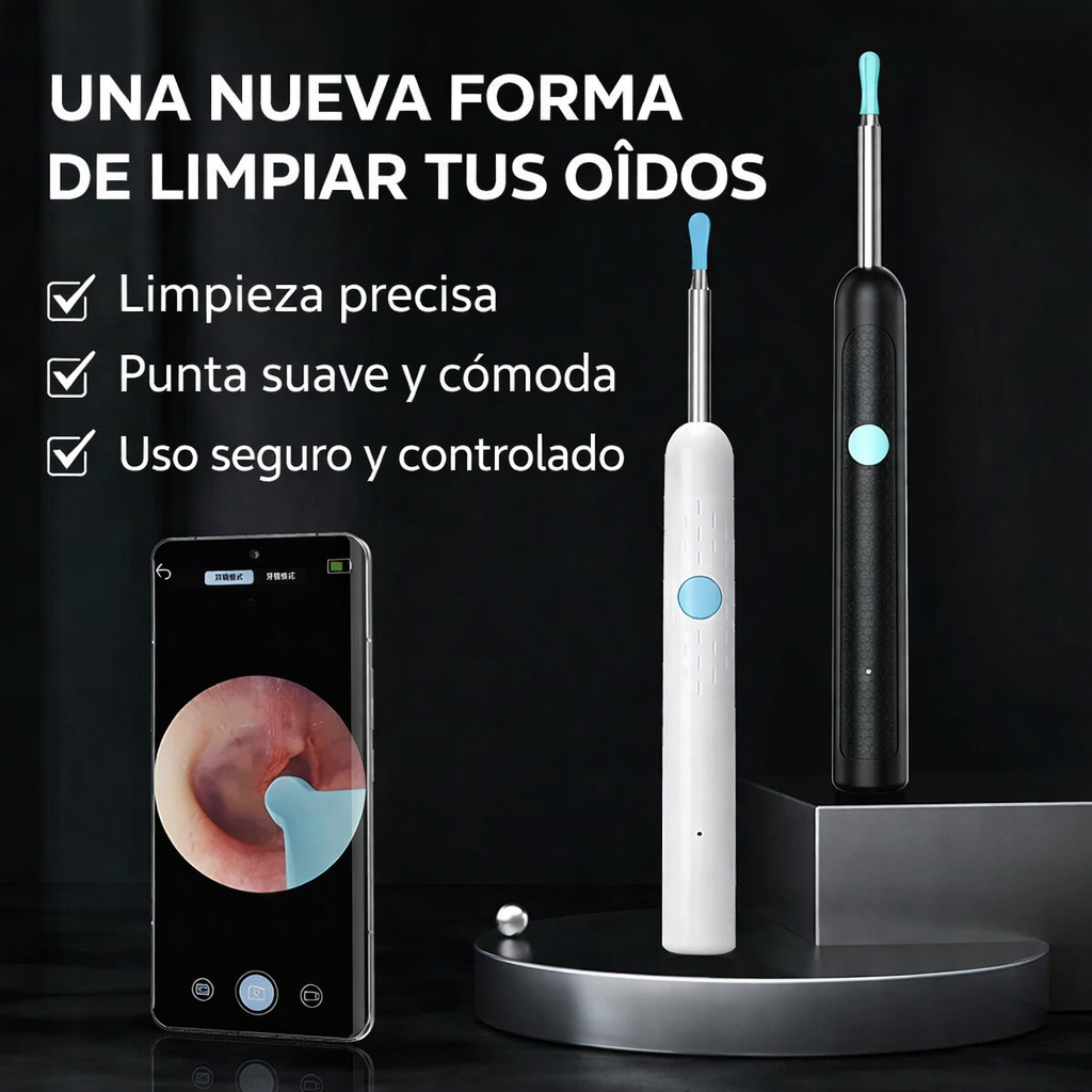 Easy Clean © -  Limpiador de oidos con camara
