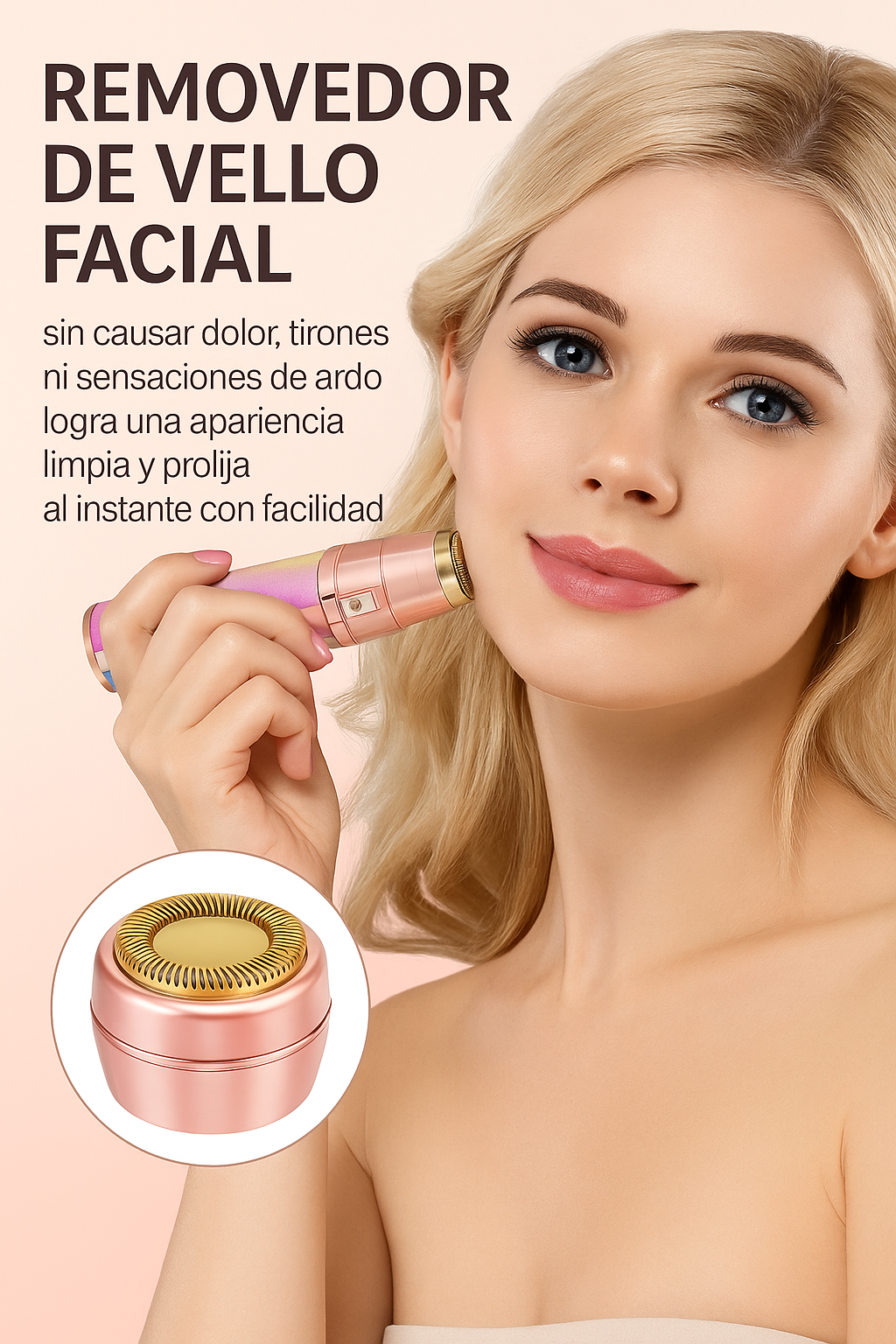 Beaauty Skin ® - Depilador facial y Cejas 2 en 1